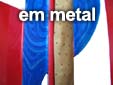 Vis&atilde;o geral das entre-IMAGENs em metal